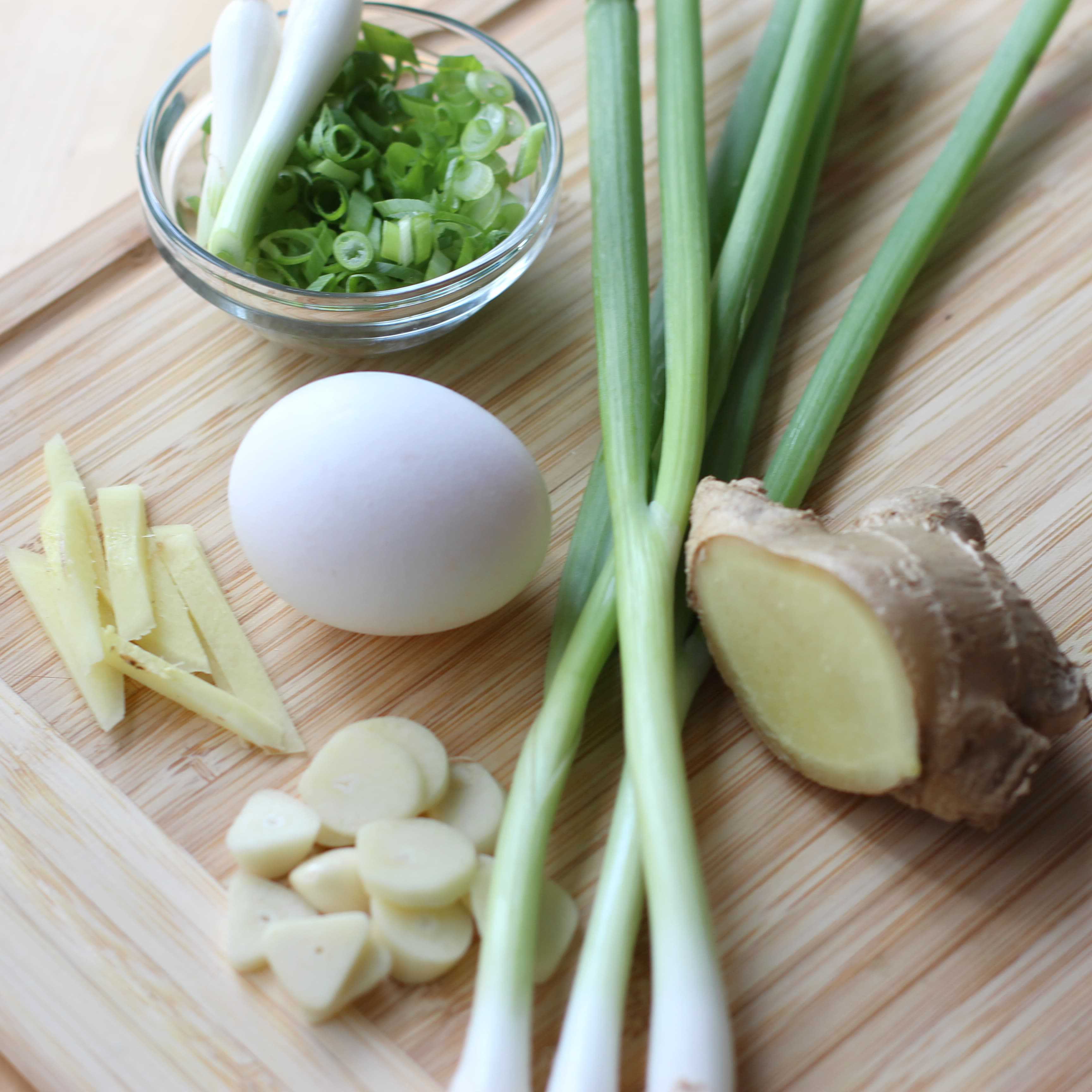 Ingredients for Egg Drop Soup