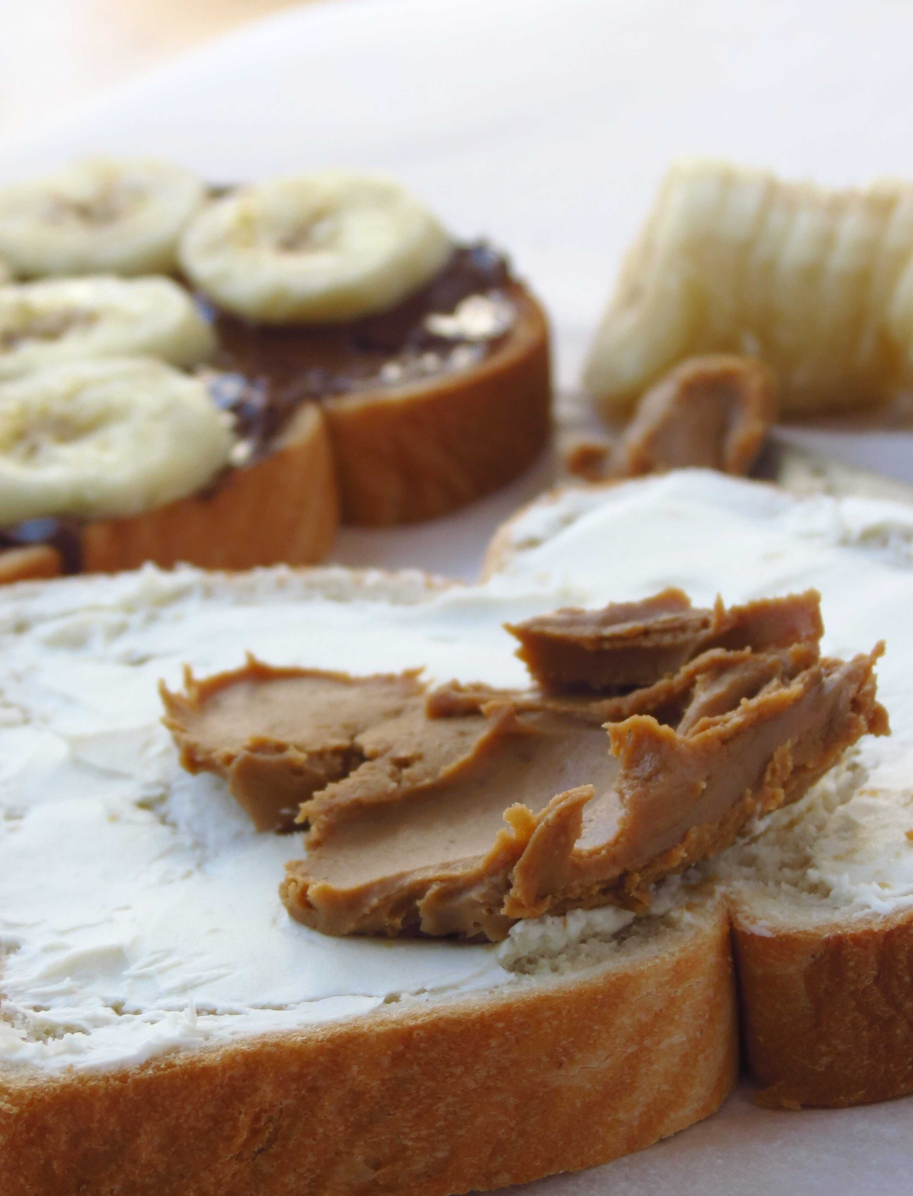 Spread Cookie butter on Nutella Cookie Butter Banana Grilled Cheese