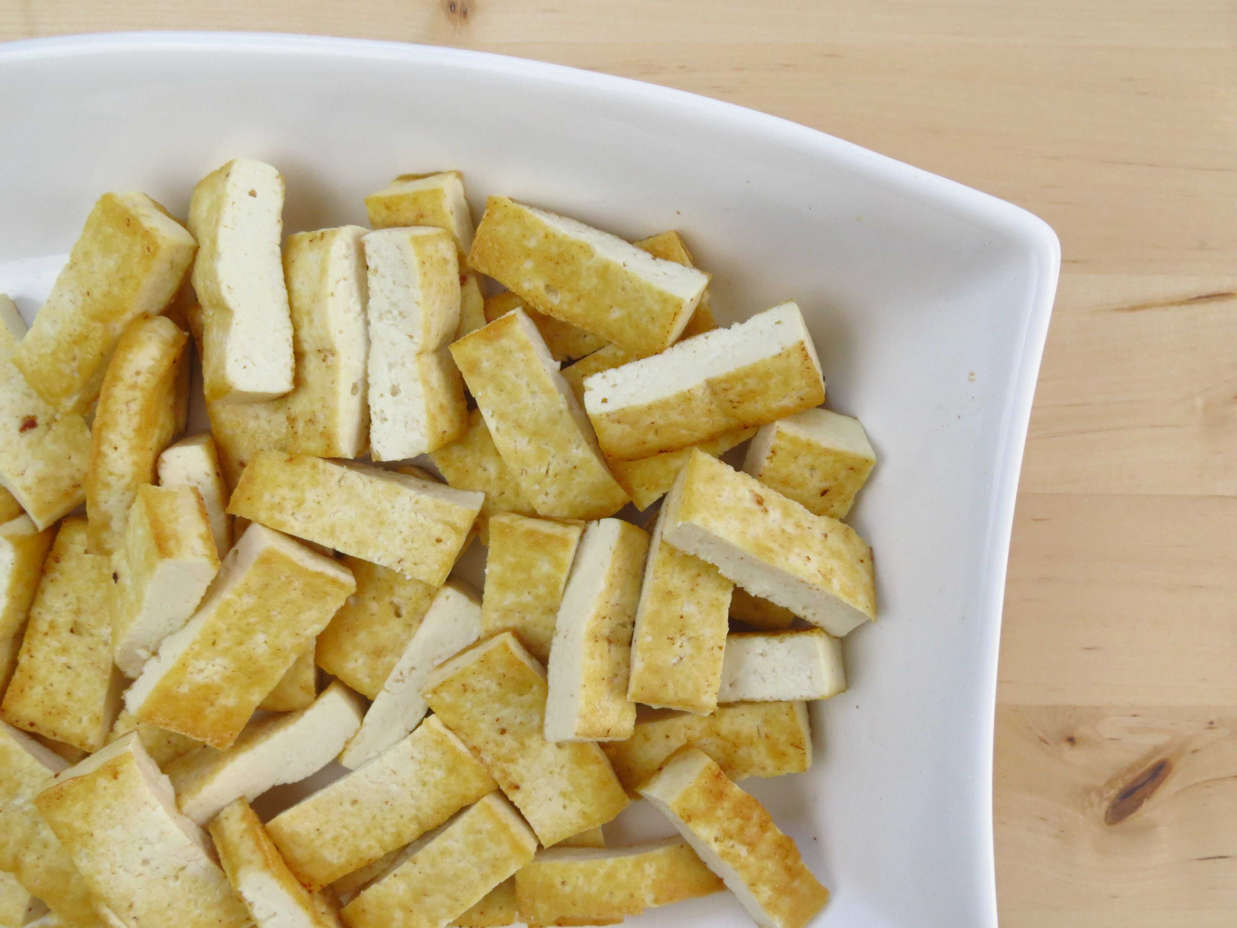 Sliced Fried Tofu