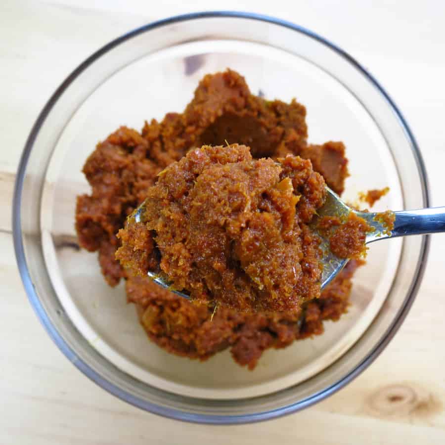 curry paste in a bowl