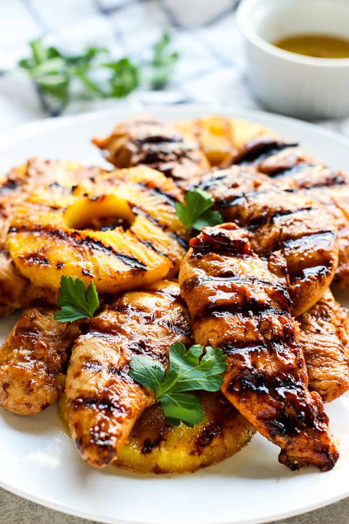 Hawaiian Chicken with pineapple rings