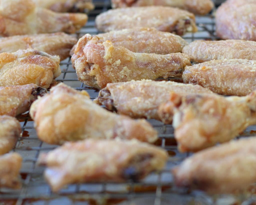 Baked chicken wings