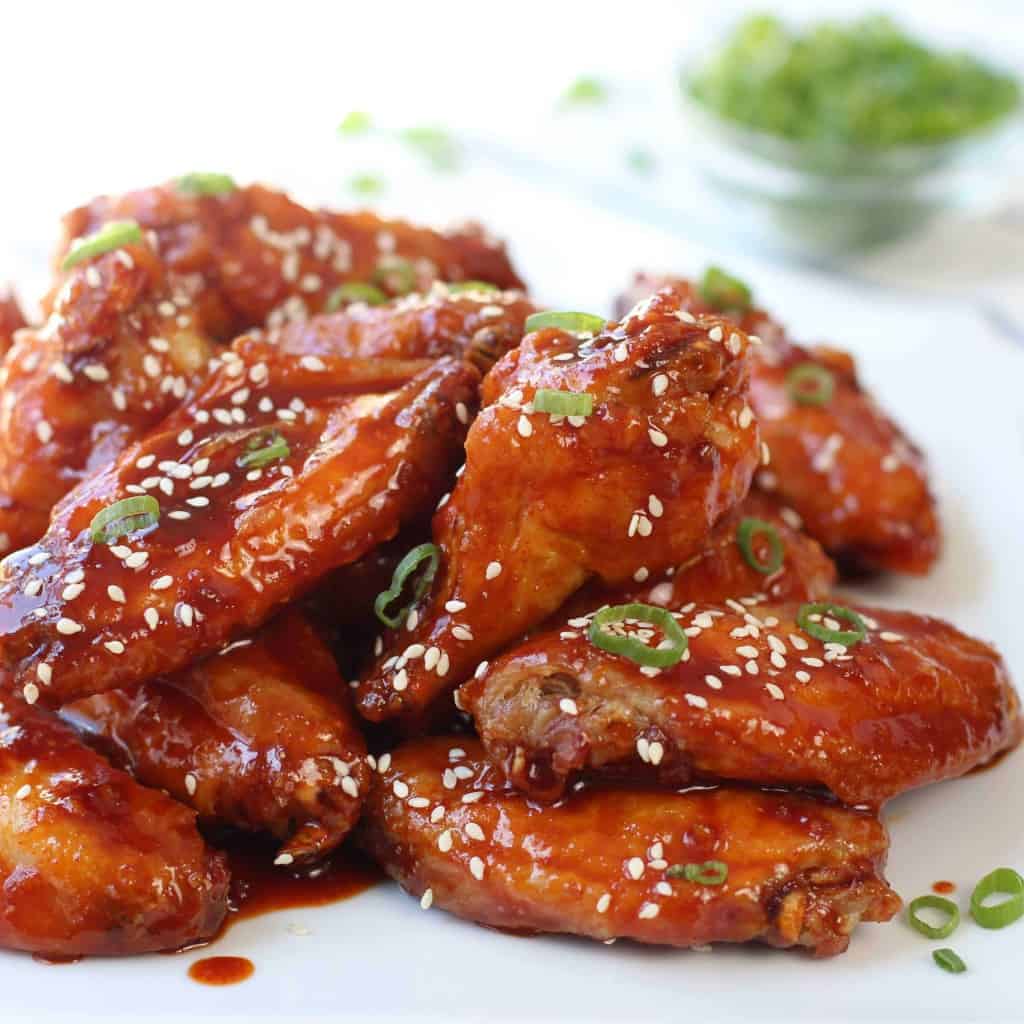 Spicy Baked Korean Chicken Wings