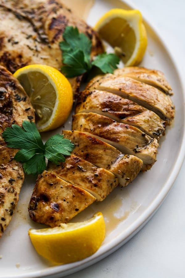 Lemon Balsamic Grilled Chicken