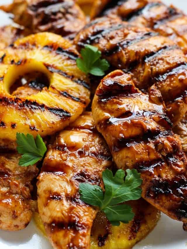 Hawaiian Chicken with Coconut Rice