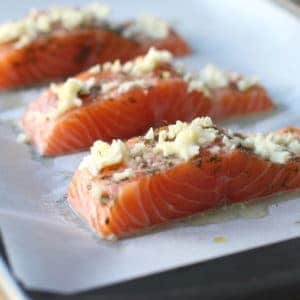 Garlic Butter Dill Salmon