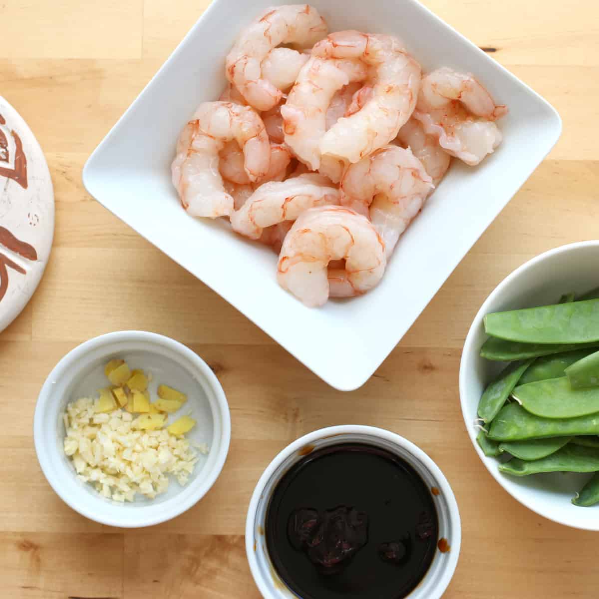 Shrimp and Snow Pea Stir Fry with Savory Sweet Sauce