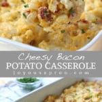 Cheesy Bacon Potato Casserole