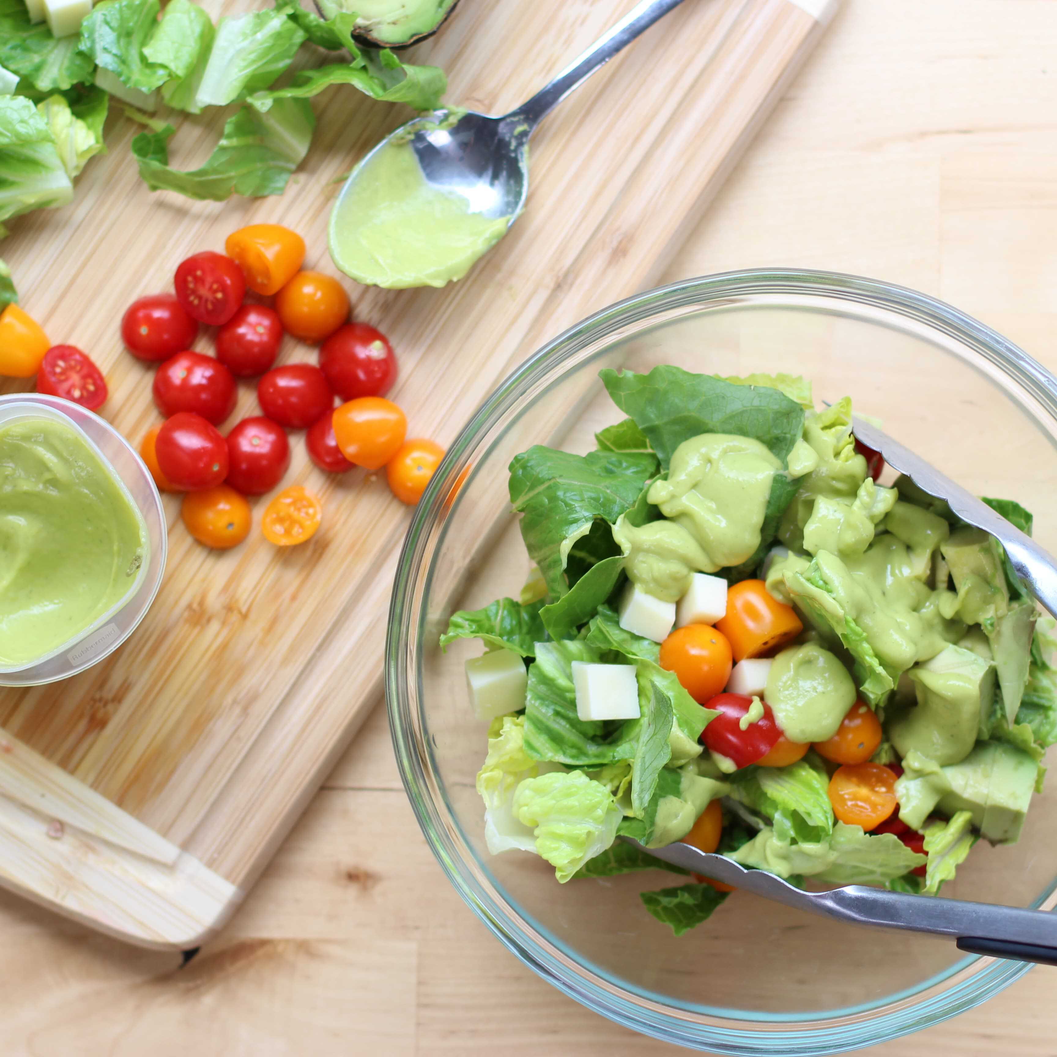 Avocado Tomato Salad Power Wrap