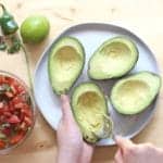 Pico de Gallo Stuffed Avocado