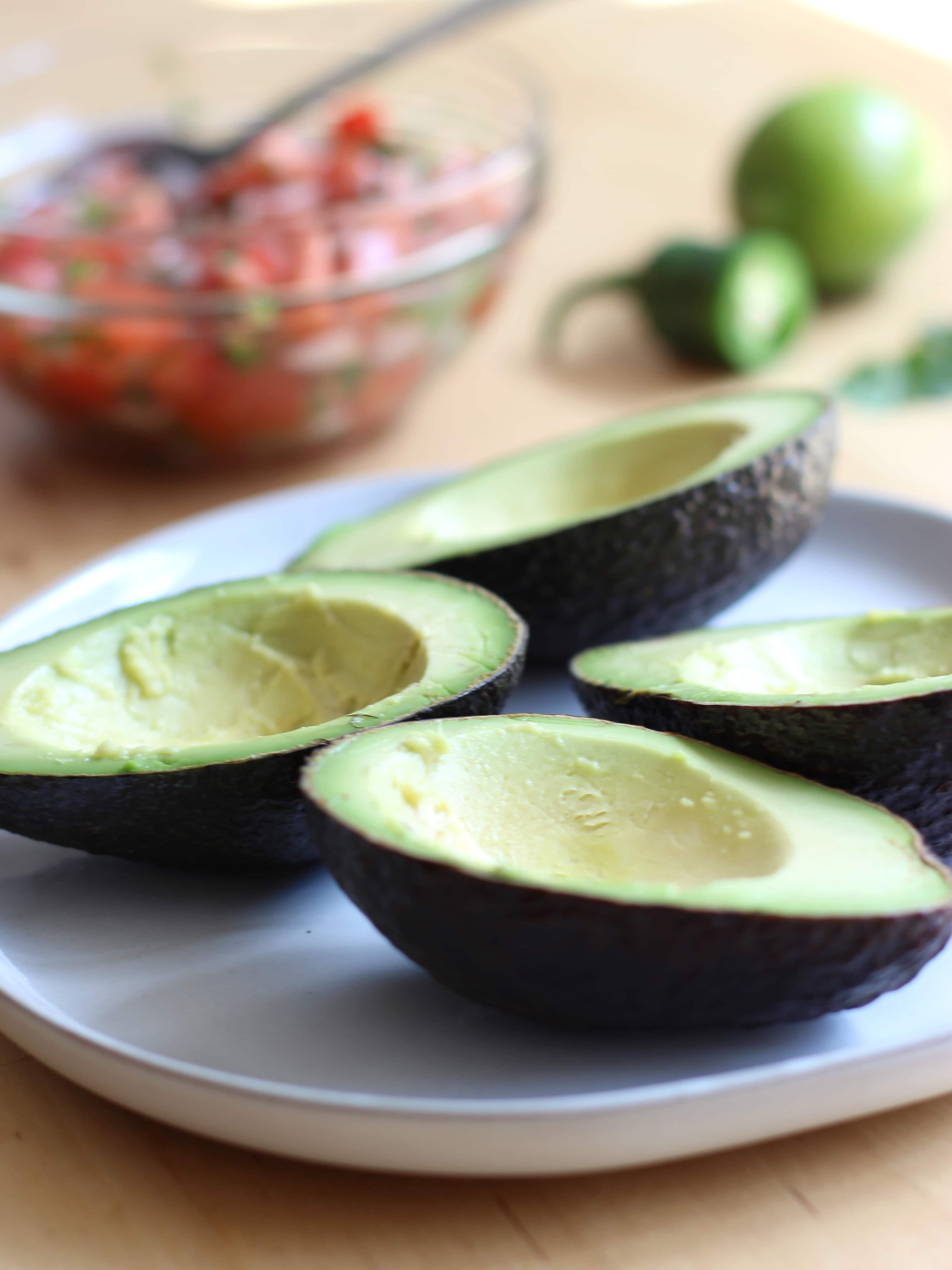 Pico de Gallo Stuffed Avocado