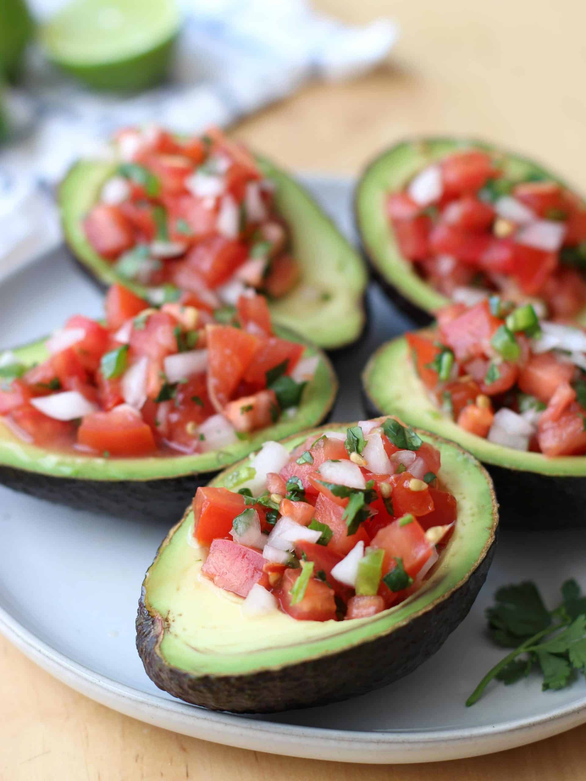 Pico de Gallo Stuffed Avocado