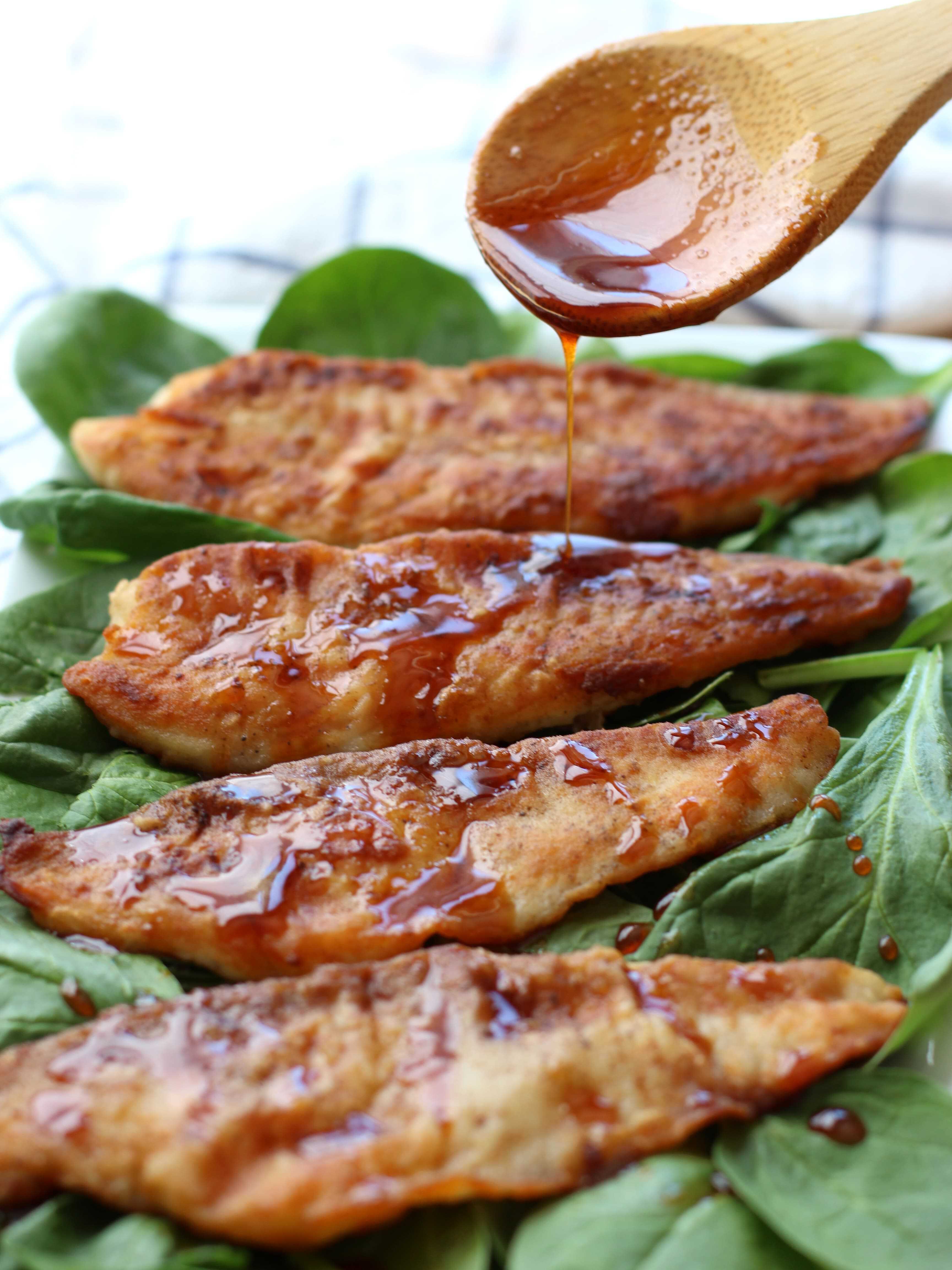 Honey Soy Glazed Pan-fried Tilapia