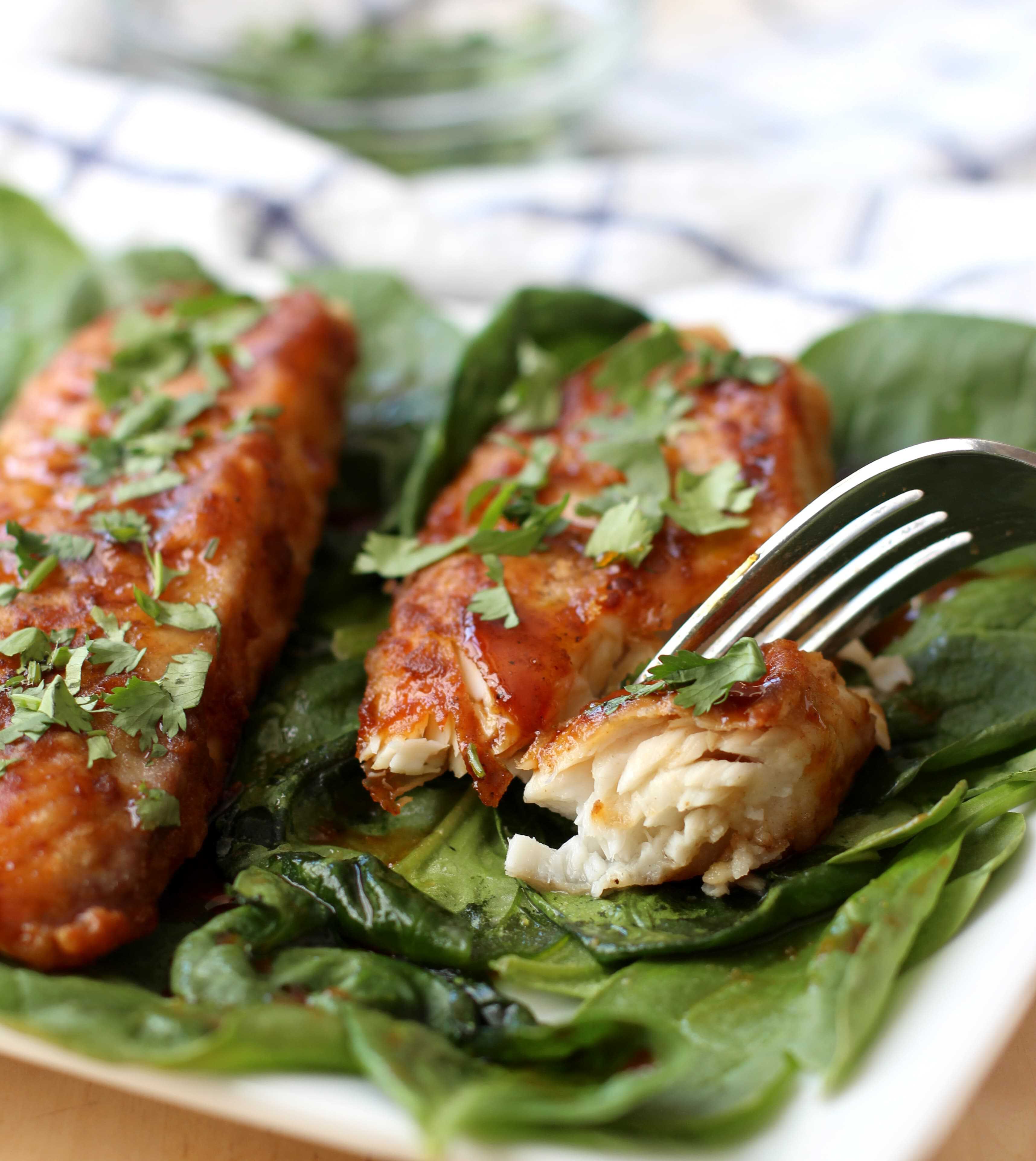 Honey Soy Glazed Pan-fried Tilapia