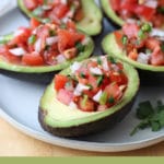 Pico de Gallo Stuffed Avocado