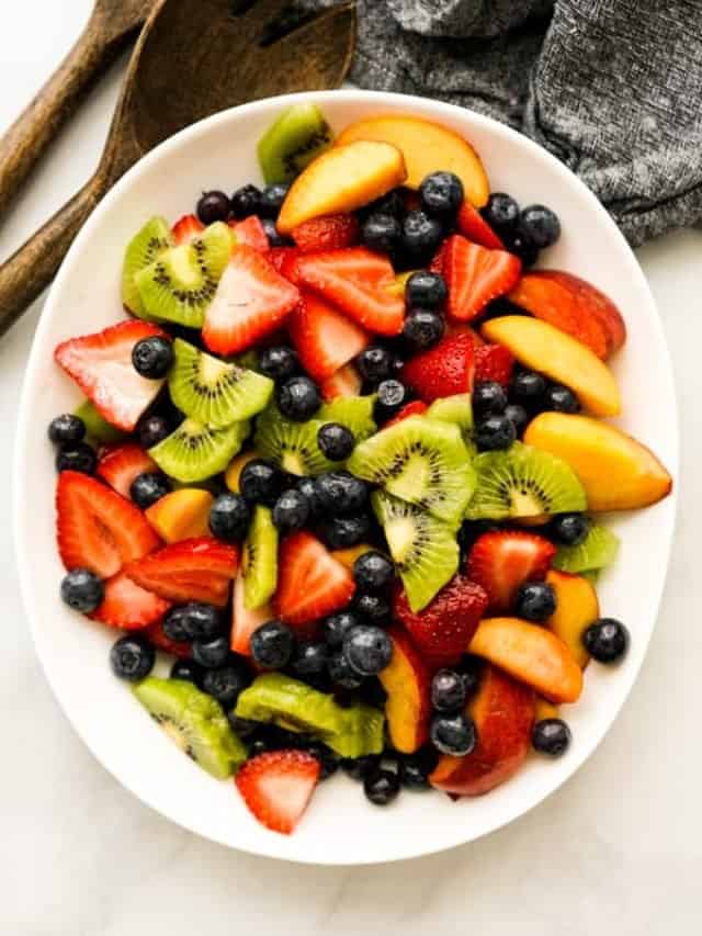 Fruit Salad with Honey Lime Dressing Recipe