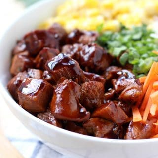 Garlic Soy Chicken and Veggie Bowl