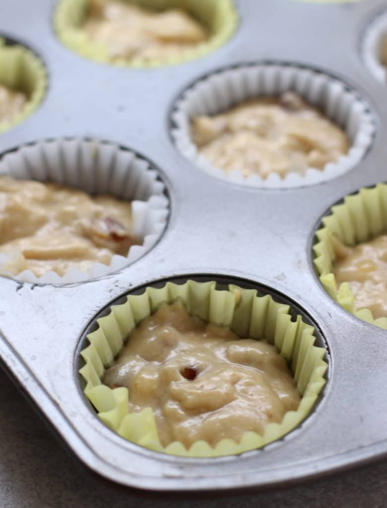 Banana and Date Muffins