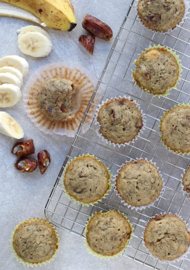 Banana and Date Muffins