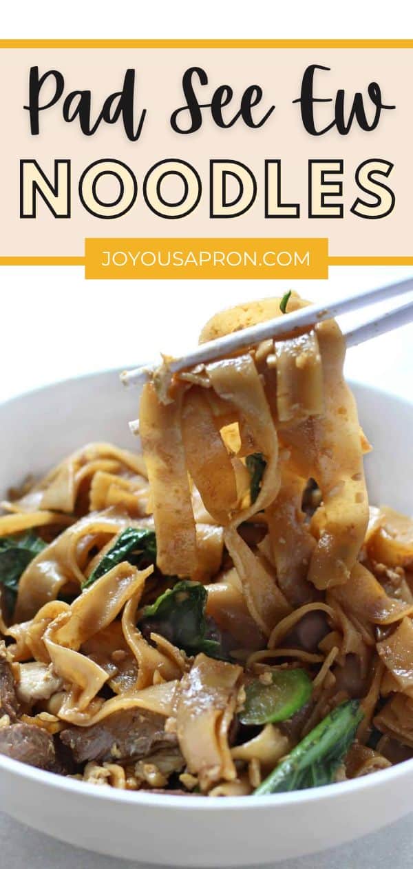 Pad See Ew Noodles via @joyousapron