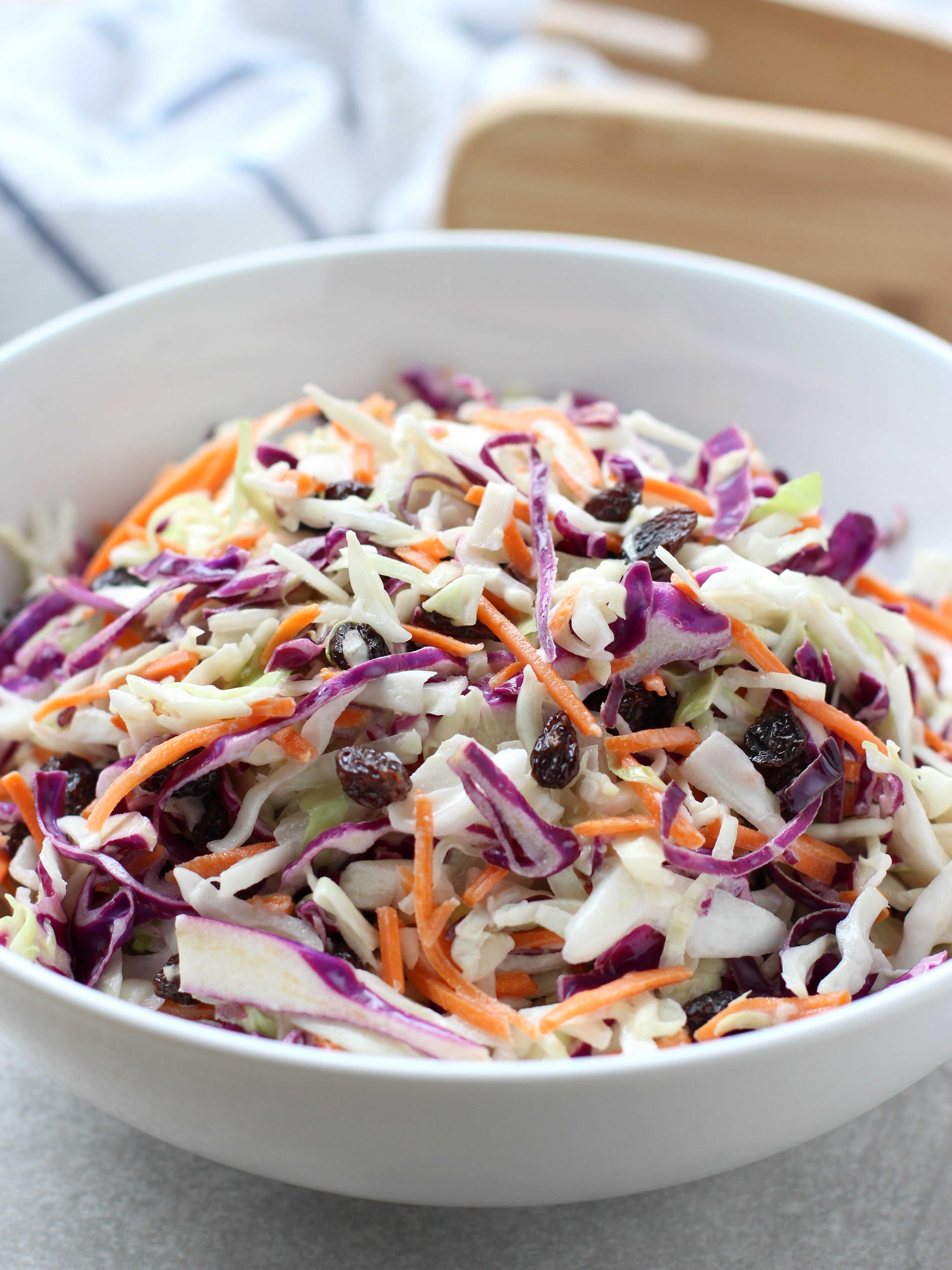 Light Raisin Coleslaw