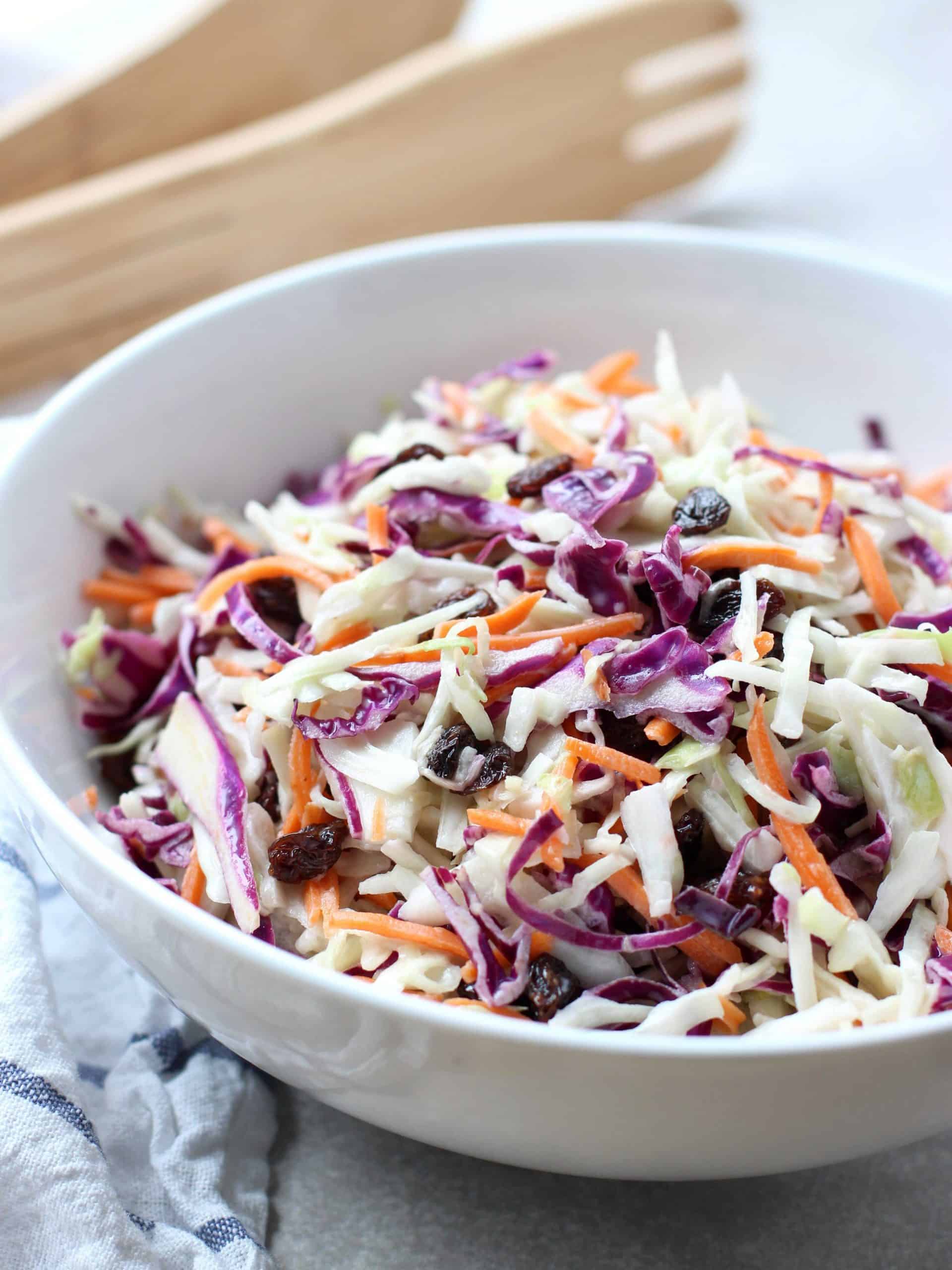 Light Raisin Coleslaw