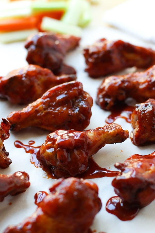 Oven Baked BBQ Chicken Wings (Very CRISPY!) - Joyous Apron