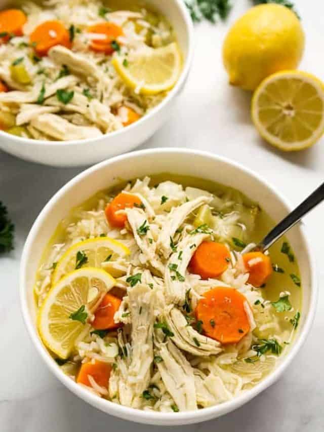 Lemon Chicken And Rice Soup Recipe