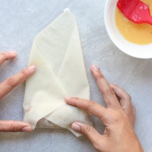 Wrapping Vietnamese Egg Roll