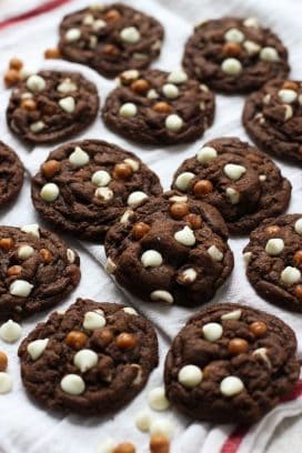 Caramel White Chocolate Chip Chocolate Cookies