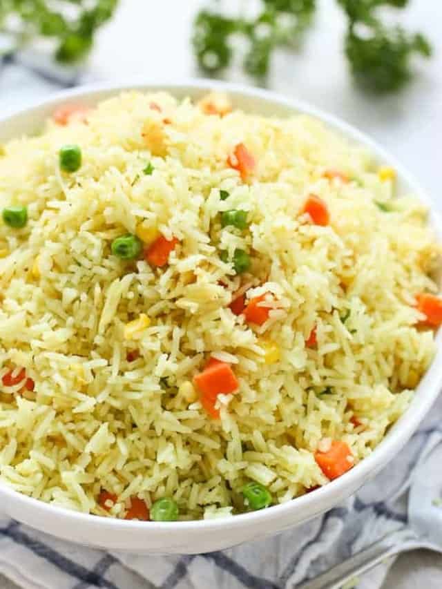 Easy Mixed Vegetable Rice