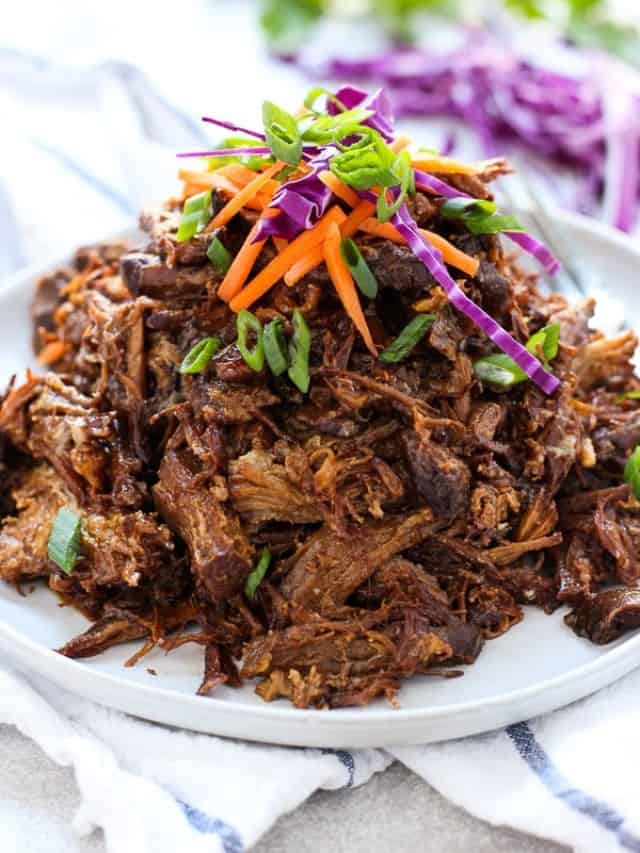 Slow Cooker Asian Shredded Pork