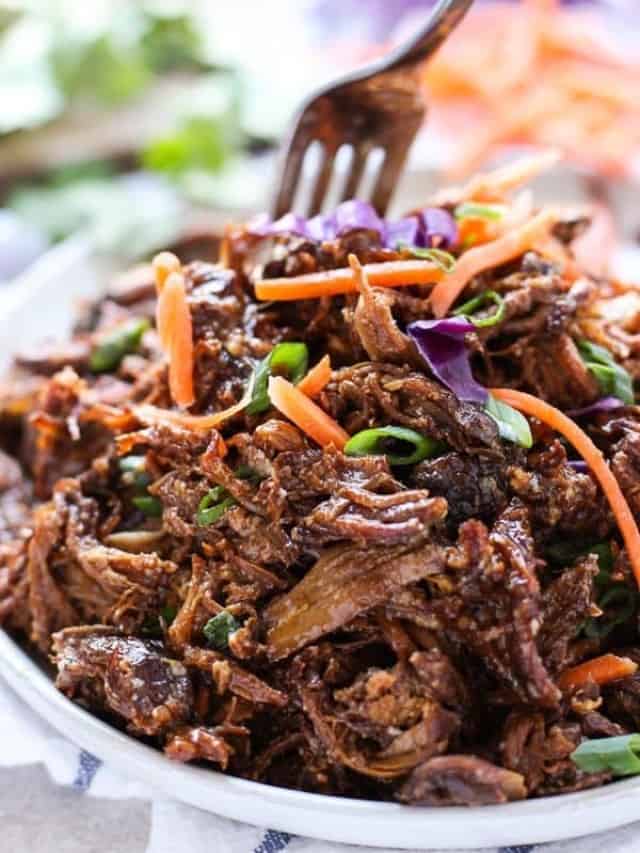 Slow Cooker Asian Shredded Pork