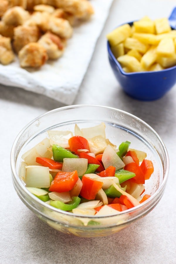 Ingredients for Sweet and Sour Chicken