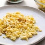 Scrambled eggs for Thai Pineapple Fried Rice