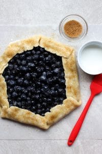 Unbaked galette