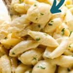 Adult Mac and Cheese with Heavy Cream - Joyous Apron