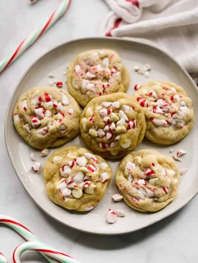 White Chocolate Peppermint Cookies Story
