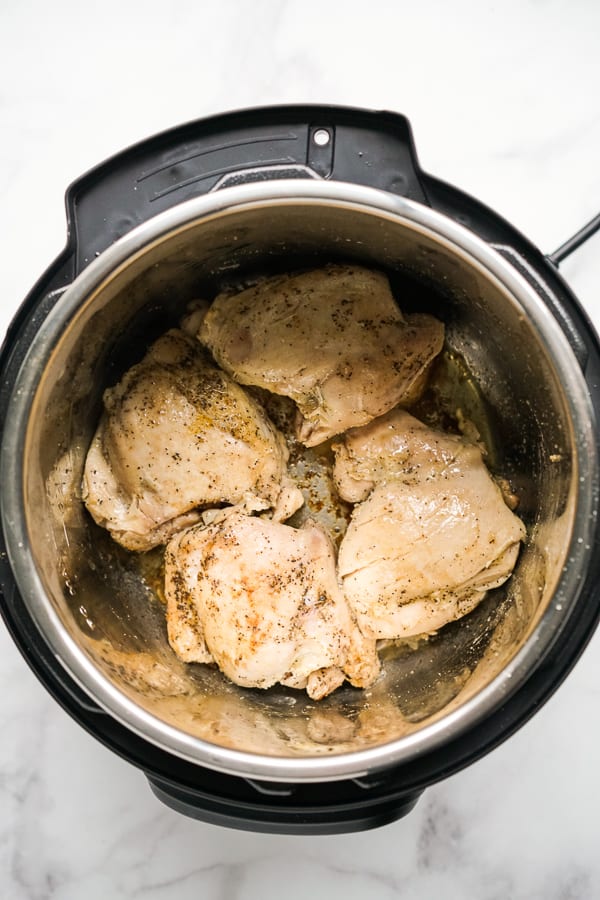 Searing chicken thighs in Instant Pot