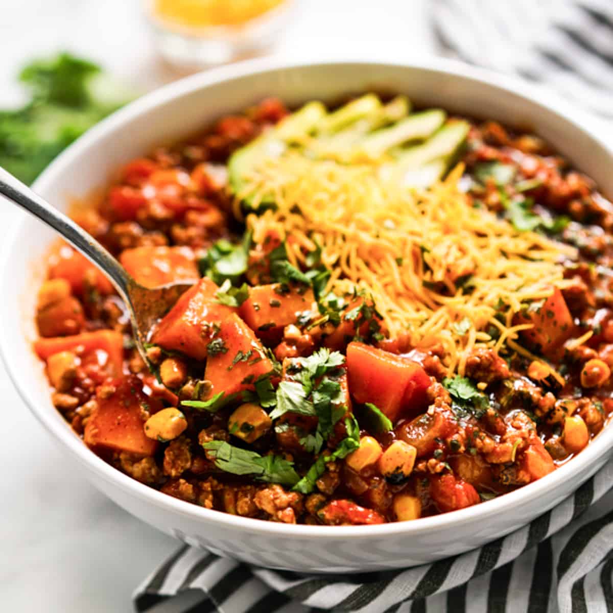 Crockpot Turkey Chili Recipe - Sum of Yum