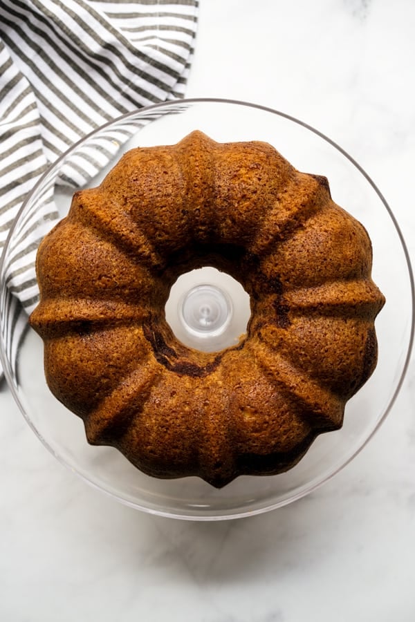 Cinnamon Bundt Cake without icing