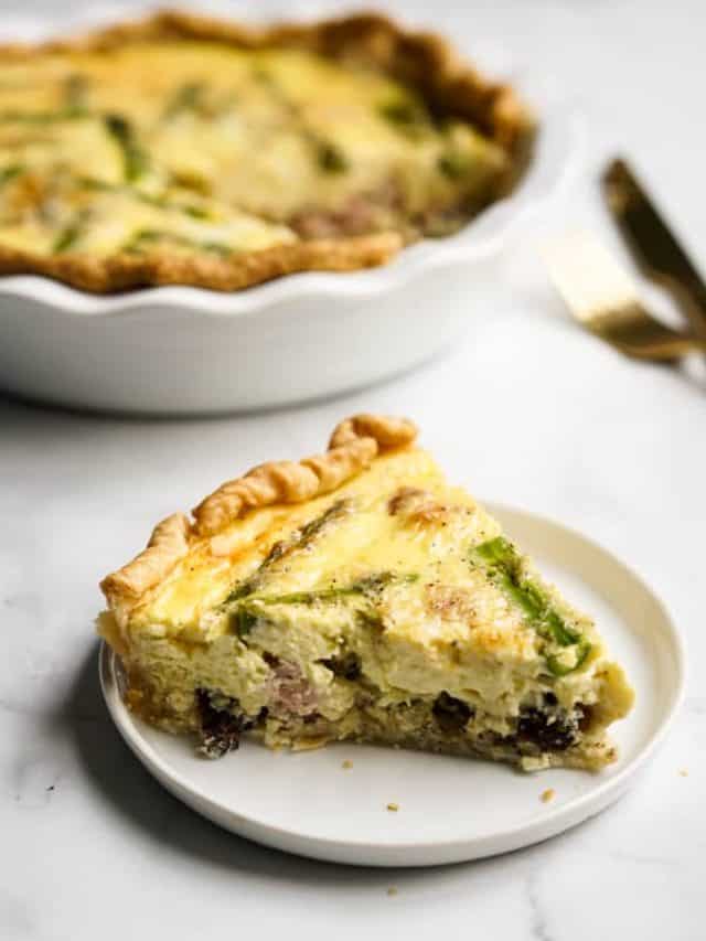 Asparagus And Ham Quiche Recipe