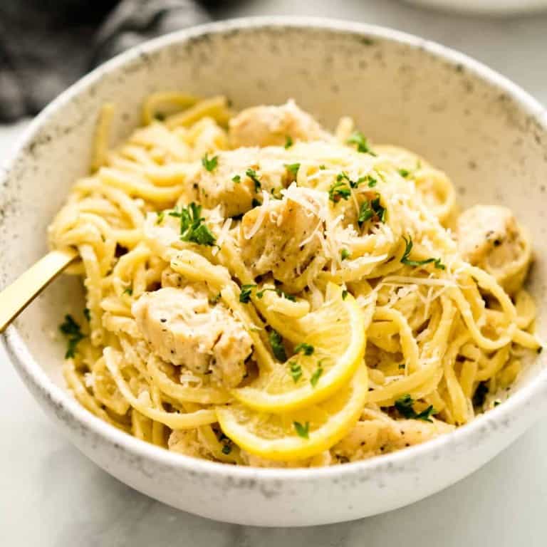 Creamy Lemon Chicken Pasta (30 minutes only!) - Joyous Apron