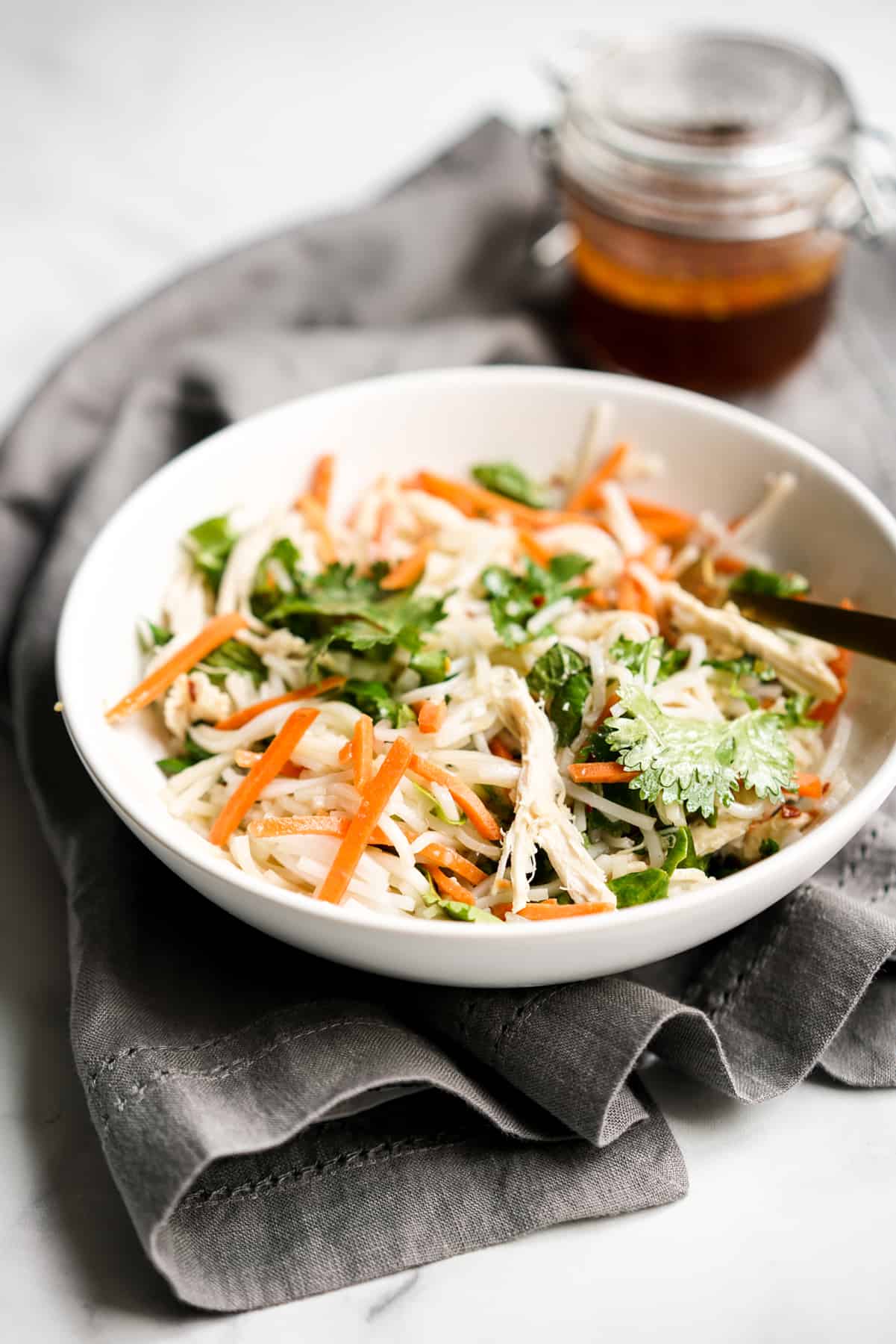 Tossed Vietnamese Rice Noodle Salad