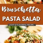 Bruschetta Pasta Salad Pin