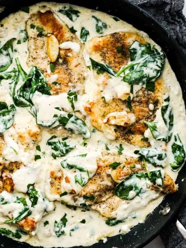 Make Creamy Spinach Chicken Your New Favorite Go-To Weeknight Dish!