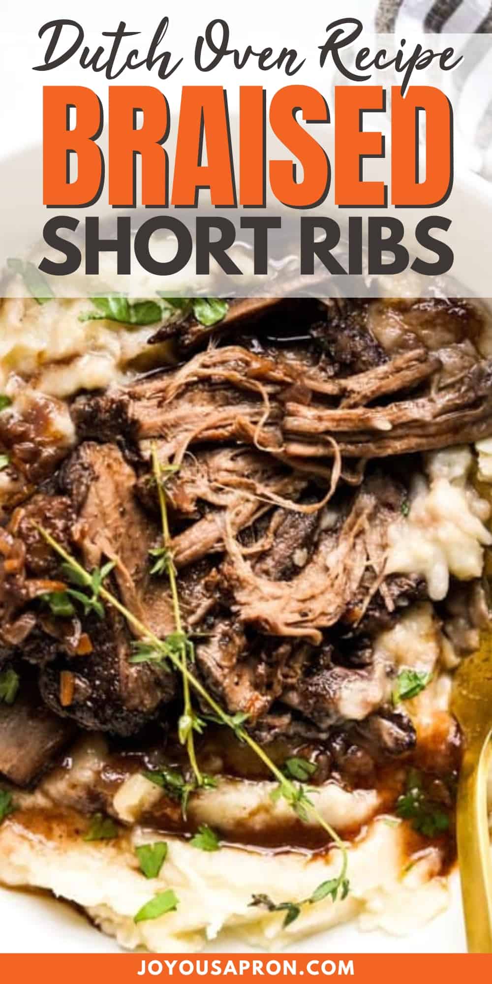 Red Wine Braised Short Ribs - Joyous Apron