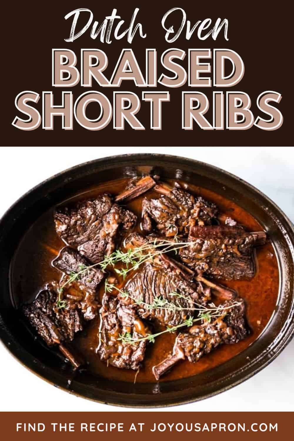Red Wine Braised Short Ribs - Joyous Apron