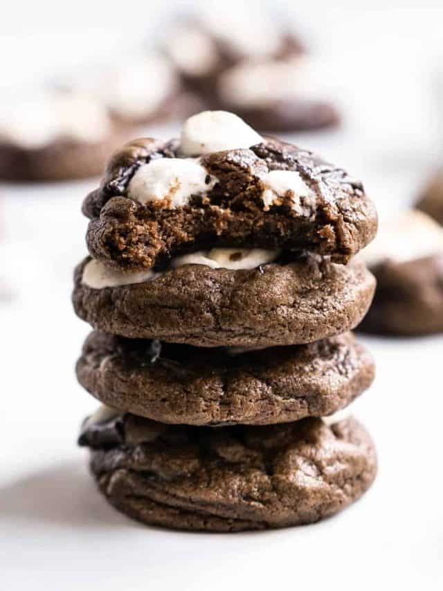 Chocolate Marshmallow Cookies