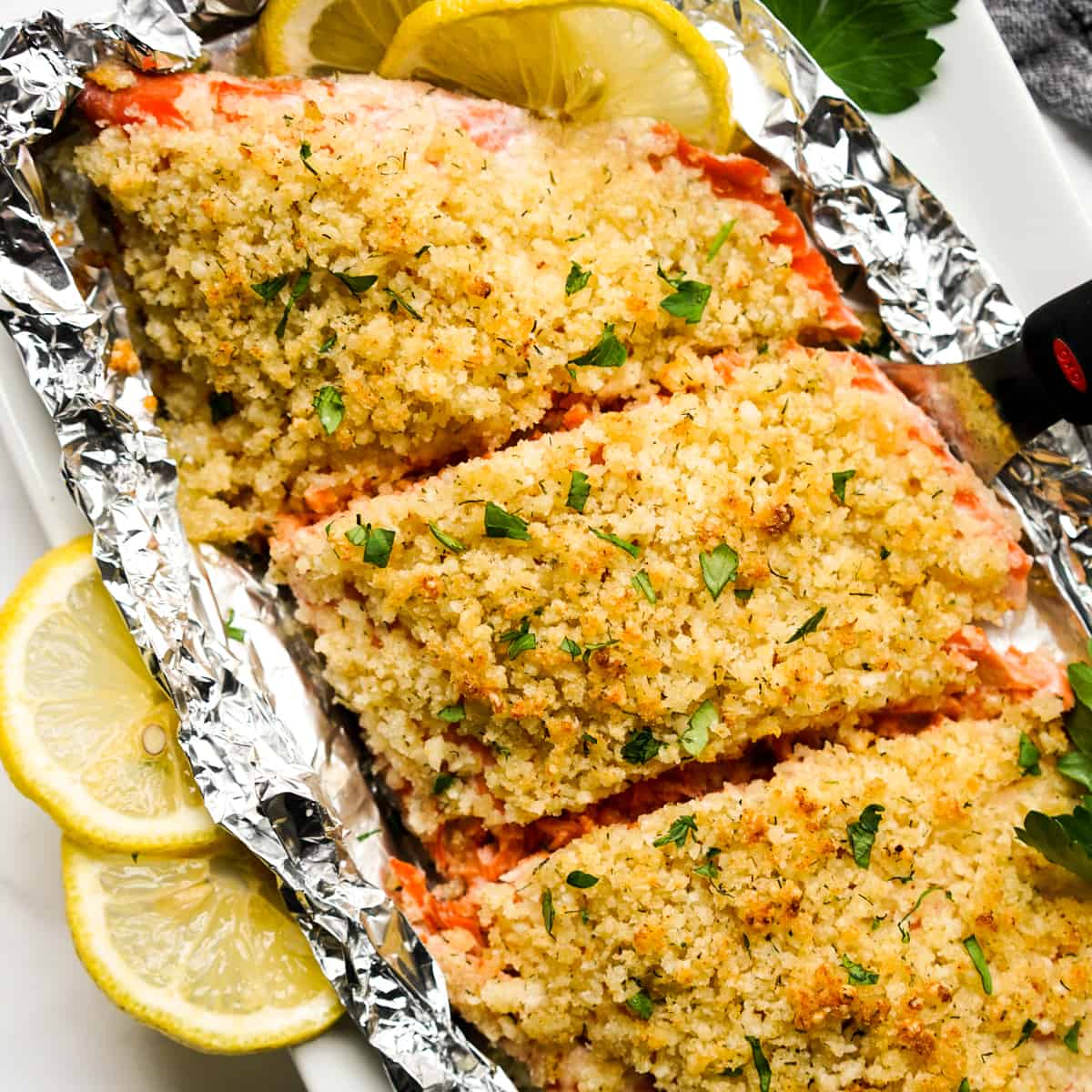 Panko Crusted Salmon